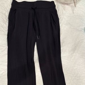 lululemon athletica Women's Black Sweatpants with Drawstring